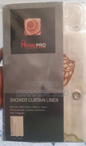 Shower Curtain Linen Size 1.80 *1.80