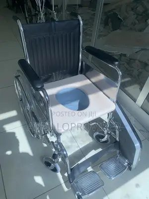 Photo - Wheelchair for Elderly Commode Chair With Toilet and Shower