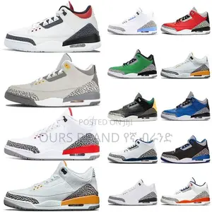 Air Jordan 3 Retro High Master Quality Luxurious Sneakers 