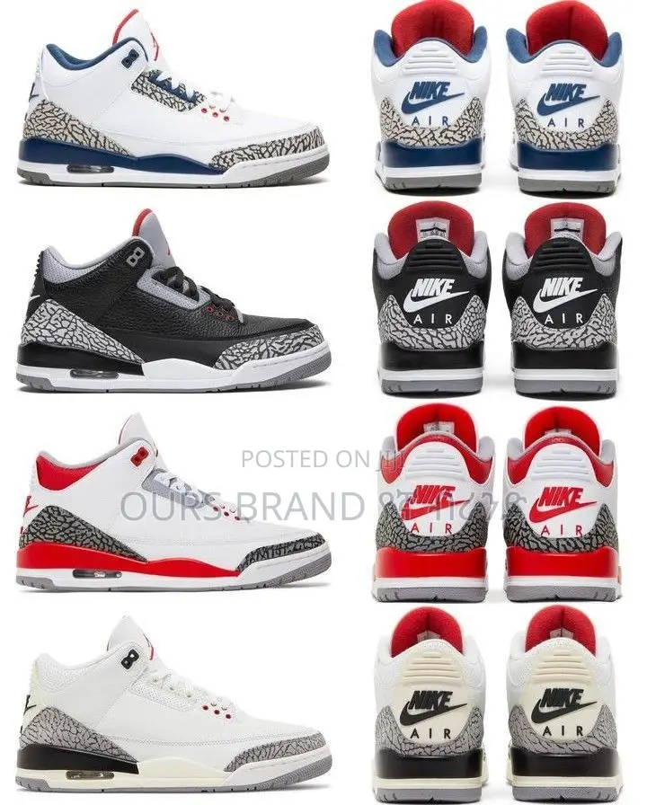 Air Jordan 3 Retro High Master Quality Luxurious Sneakers 