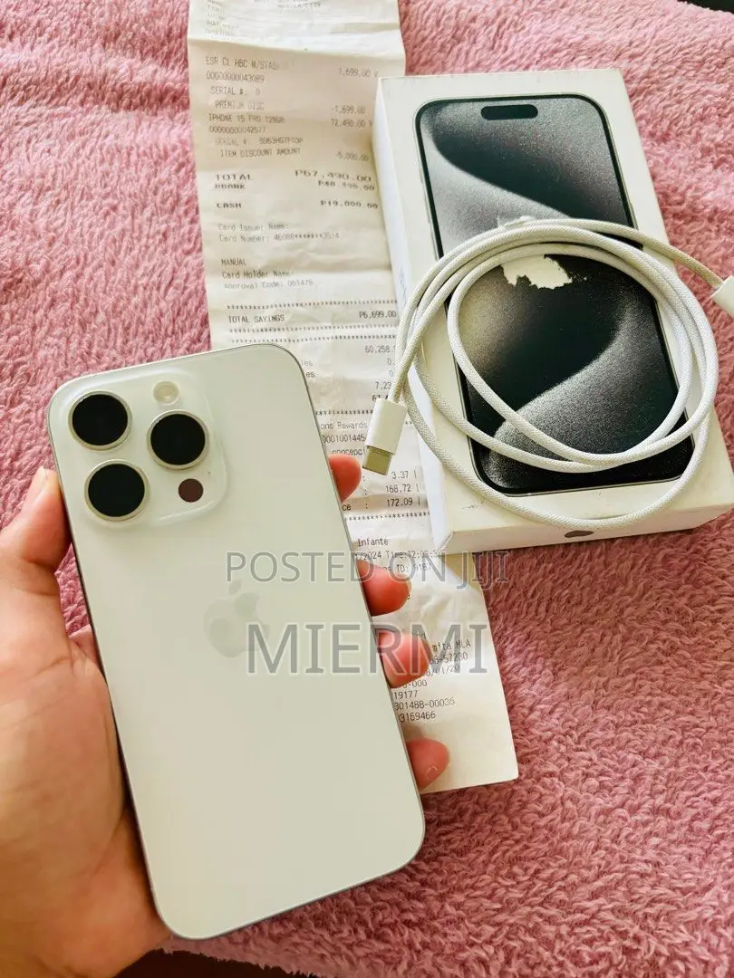 New Apple iPhone 15 Pro 128 GB White