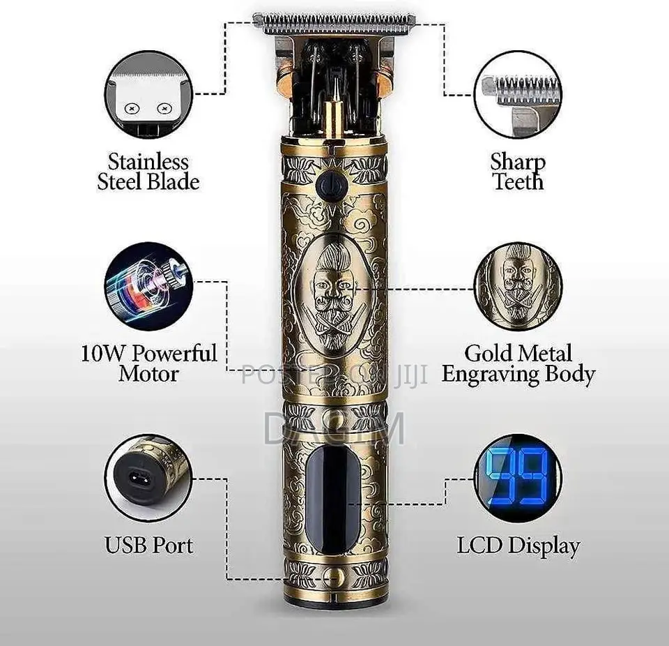 KM-700H Gold Kemei Hair Clipper