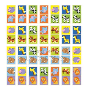 The Wooden Game Domino Farm Viga Toys