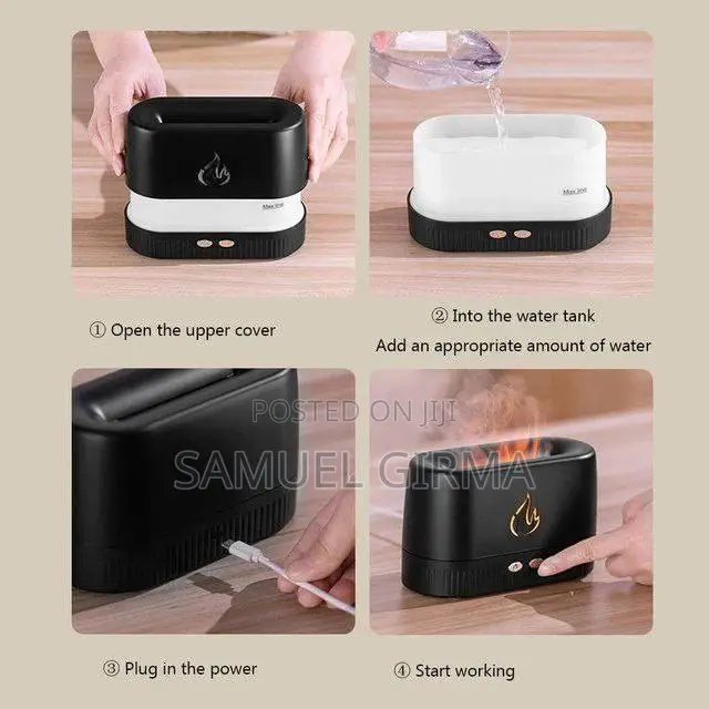 ~ Flame Diffuser Humidifier High Quality