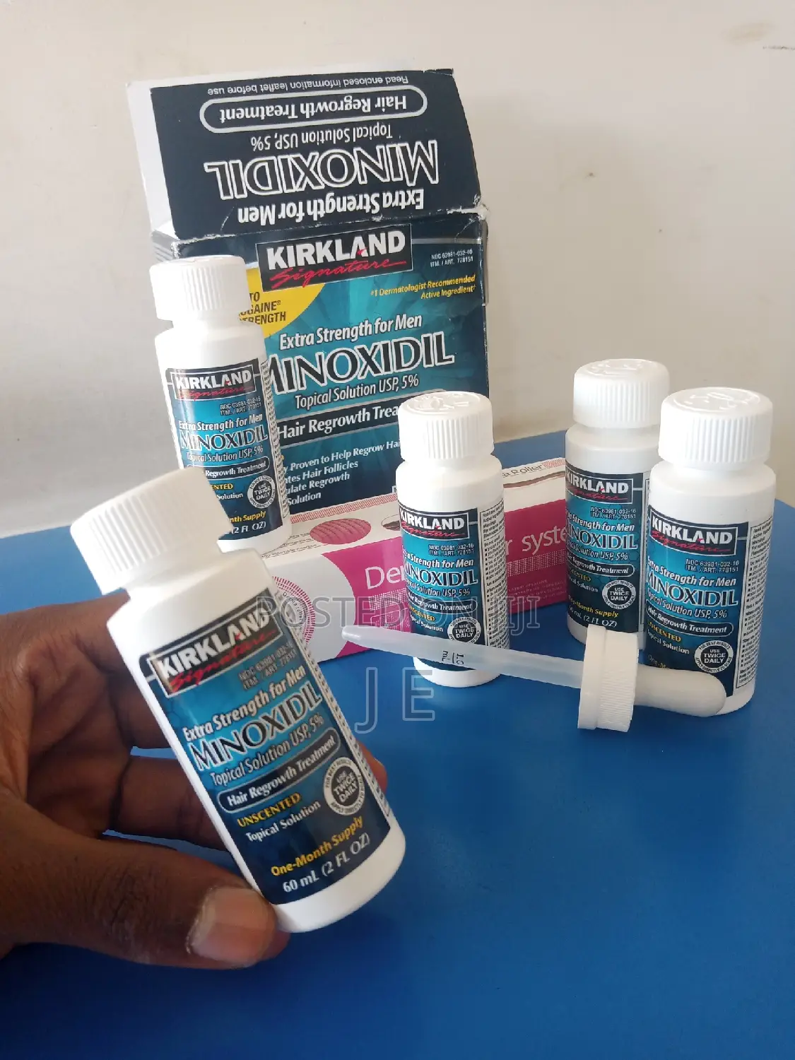Kirkland Minoxidil With Different Size Derma