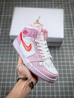 Photo - Air Jordan 1mid Purple Pink Master Quality Shoes