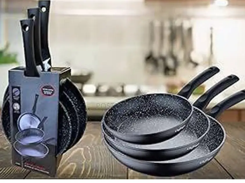 Momcoc 3pcs Fry Pan Set