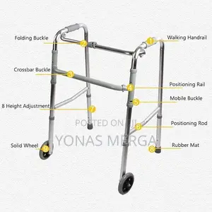 ማገገሚያ Walker$Walker*Walker_adjustable Walker ሚታጠፍ ወከር