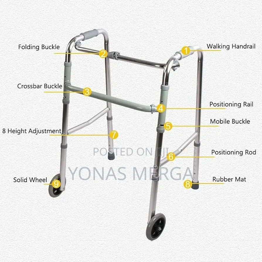ማገገሚያ Walker$Walker*Walker_adjustable Walker ሚታጠፍ ወከር