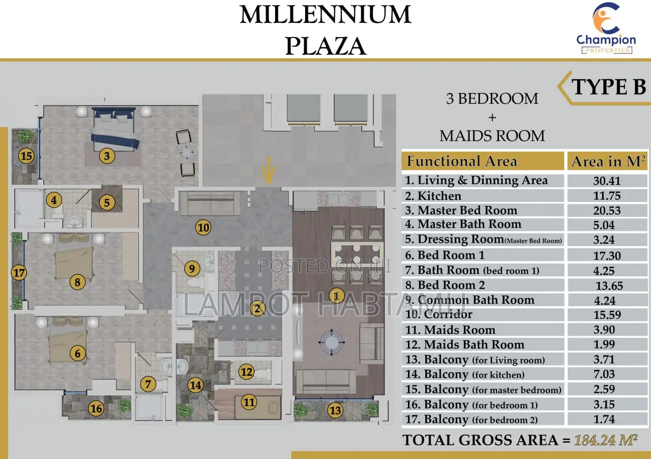 2bdrm Apartment in Prime Real Estate, Bole for sale