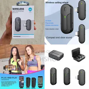 Photo - M8 Wireless Microphone + Charging Case