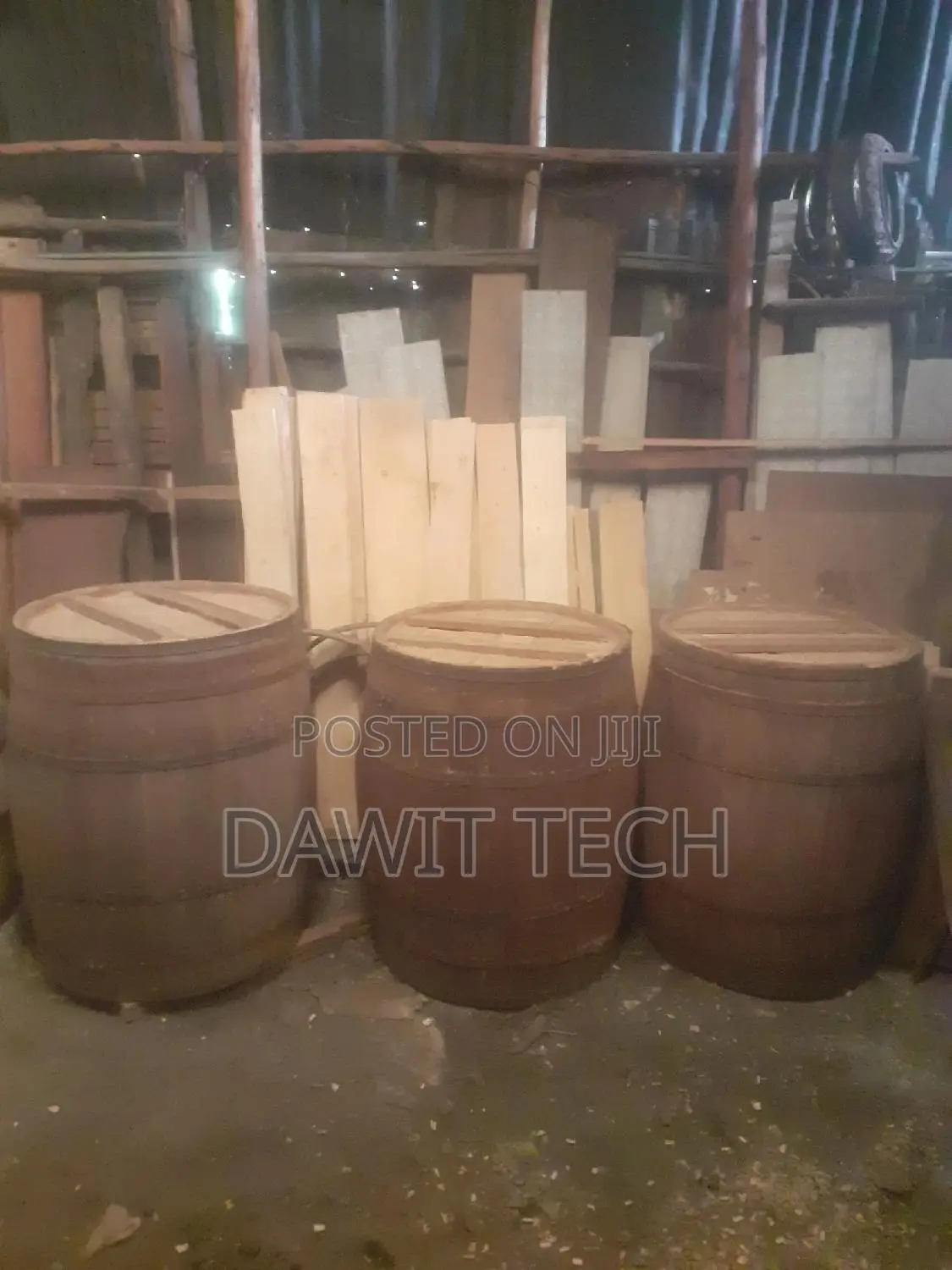 Wood Barrel የእንጨት በርሜል