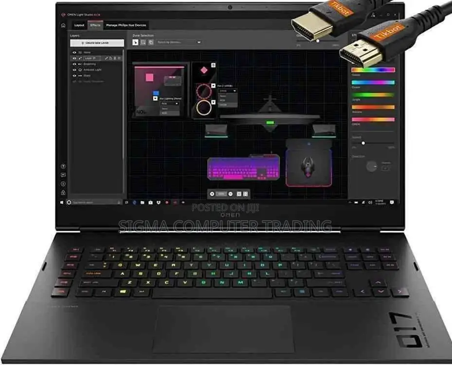 New Laptop HP Omen 17 32GB Intel Core I7 SSD 2T