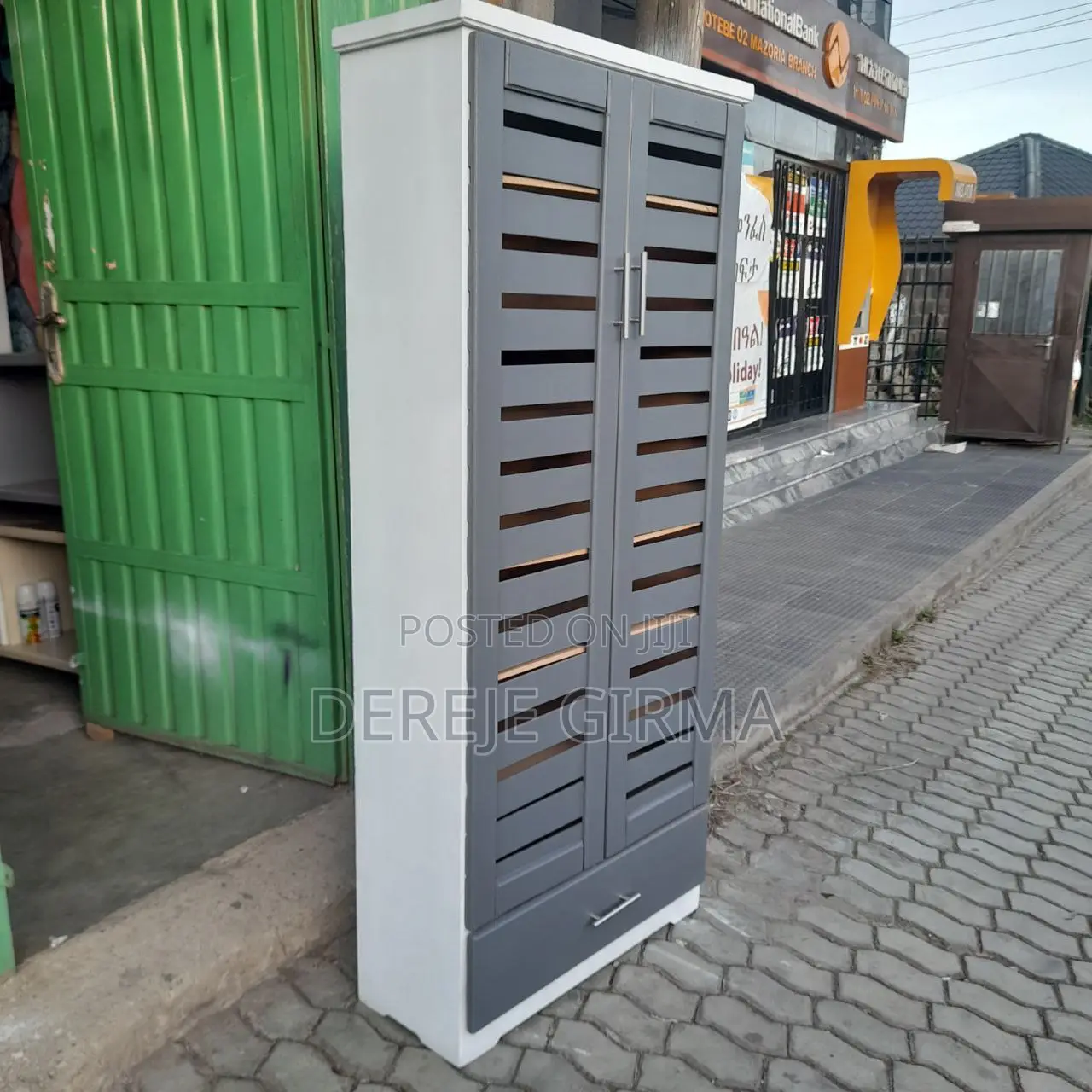 80cm የጫማ ሼልፍ