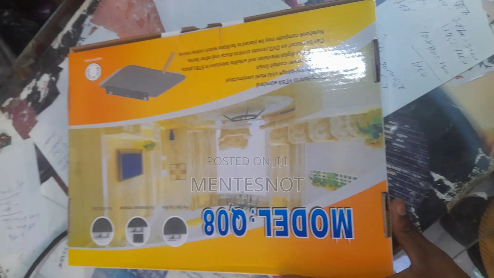 Tv Riciver Mount (ለሪሲቨር , ለላፕቶፕ , ለ ፕሌስቴሽን መስቀያ