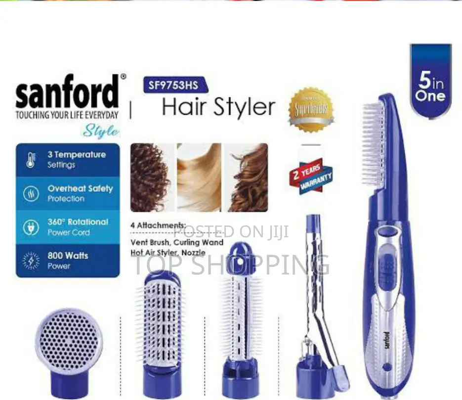 Sanford 5 in 1 Hair Styler የፀጉር መስሪያ