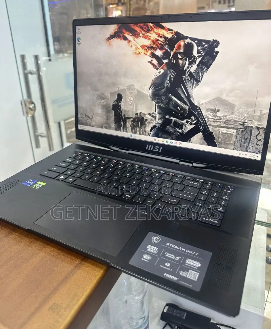 New Laptop MSI Stealth GS77 16GB Intel Core I9 SSD 1T