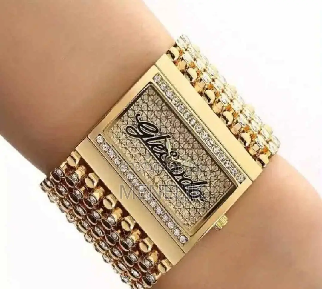 Luxury Rhinestone Rectangular Water Resistant Watch