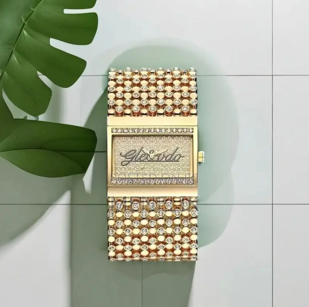 Luxury Rhinestone Rectangular Water Resistant Watch