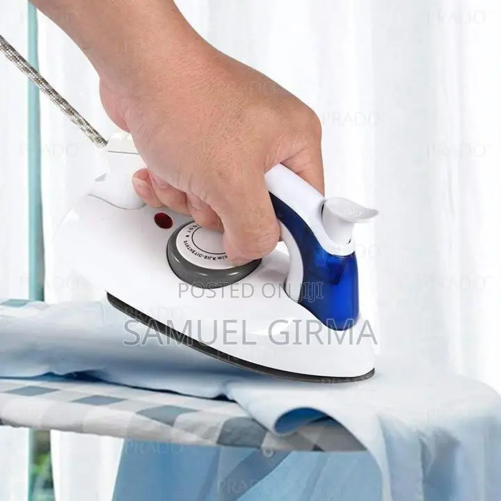 ~Mini Folding Travel Iron With Spray