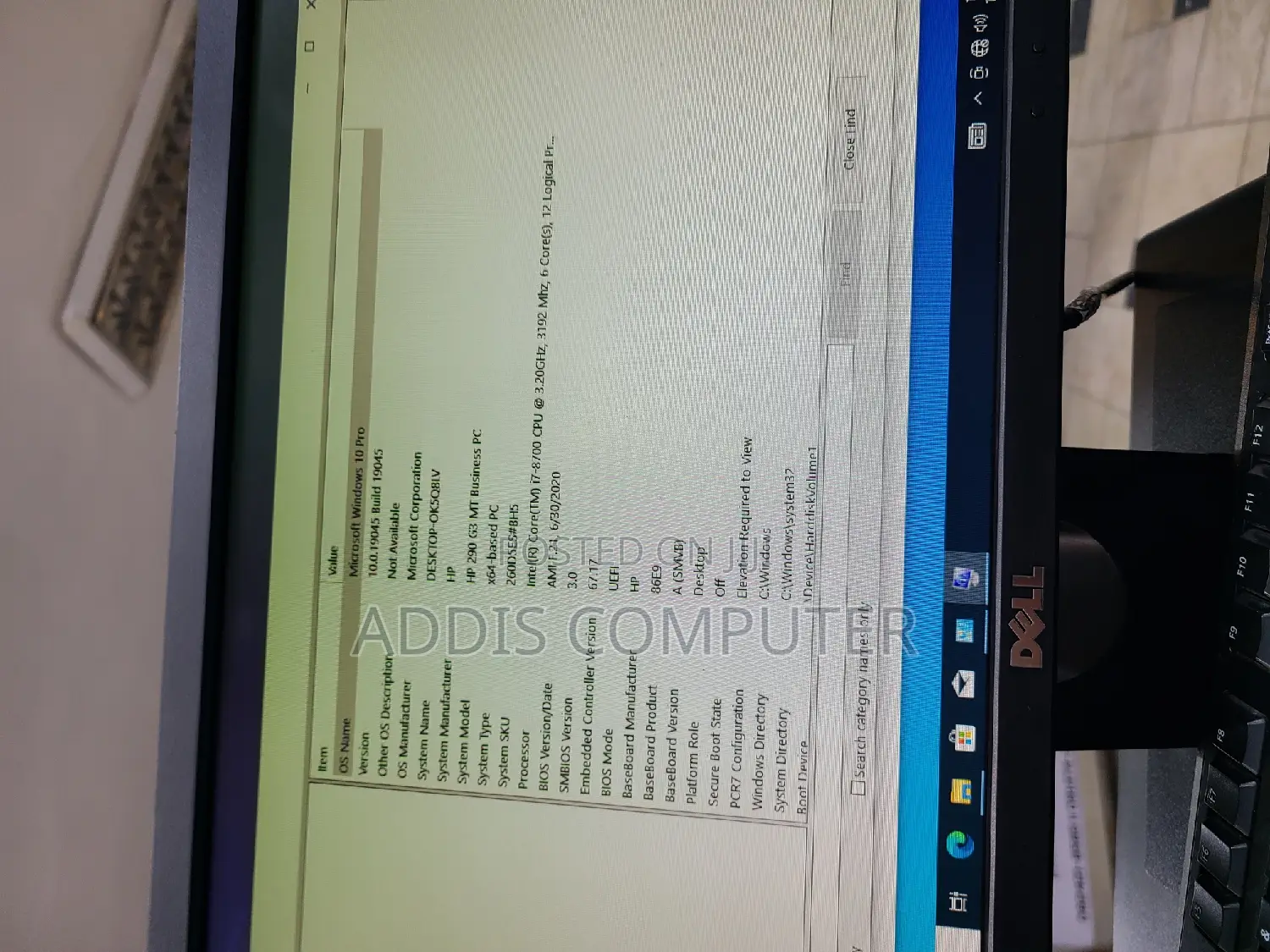 Desktop Computer HP 8GB Intel Core I7 HDD 1T