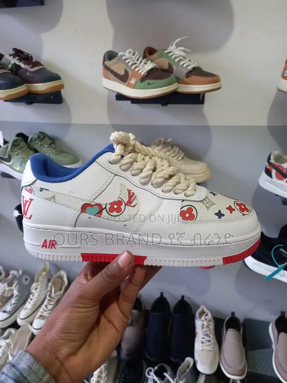 Nike Air Force 1 Louis Vuitton High Master Quality Luxury Sh