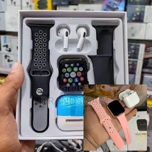 Photo - የ2025 ምርጡ ብራንድ ስማርት ሰአት + 1 Airpods + 2 ተቀያሪ የሲልከን ማሰሪያ