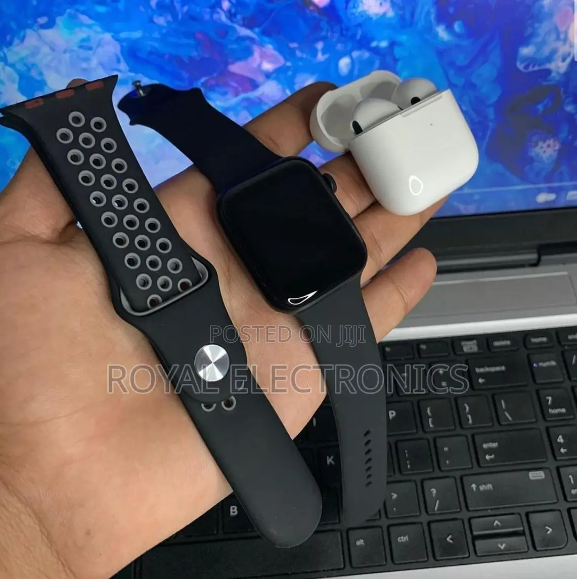 Smart Watch With Airpods and 2 Straps ከልዩ ቅናሽ ጋር
