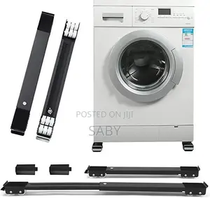 Photo - Adjustable Moving Roller Wheels Stand With Brake.