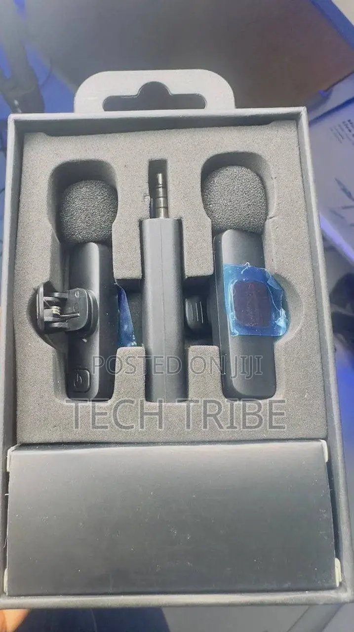 Wireless Dual Microphone for Mobile Phone and Camera