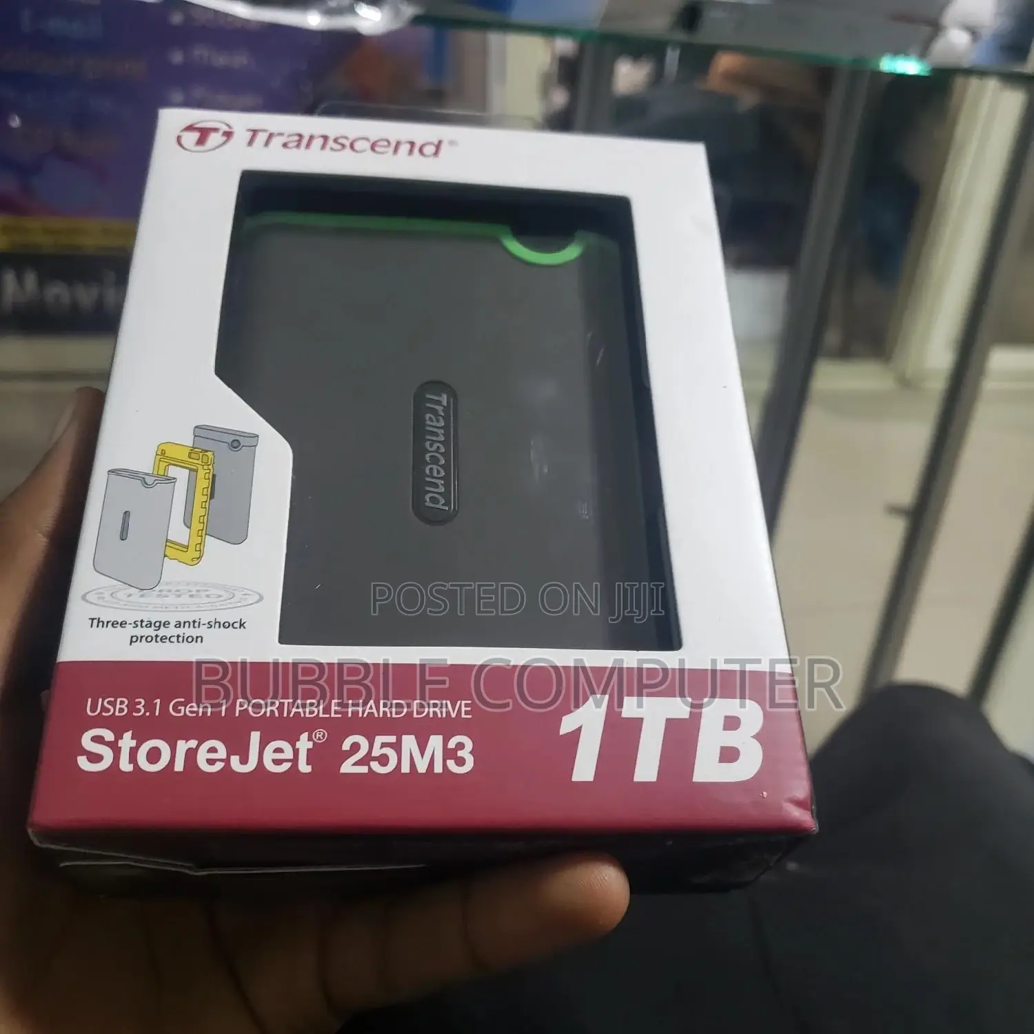 1TB Transcend Hard Drive