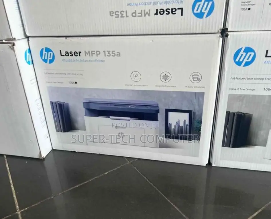 Hp Laserjet 135w 3 in 1 Printer 107a L3250