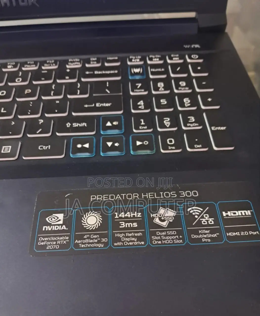 Laptop Acer Predator Helios 300 40GB Intel Core I7 HDD+SSD 1.5T
