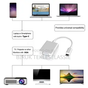 Type C to Vga Converter