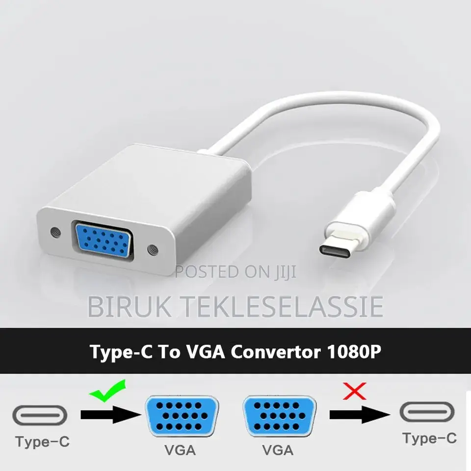 Type C to Vga Converter