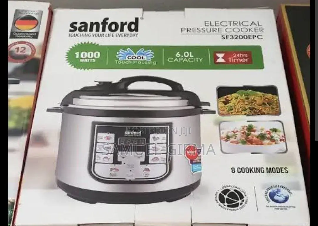~Sanford Electric Pressure Cooker 10 የምግብ አይነት ያበስሉበታል