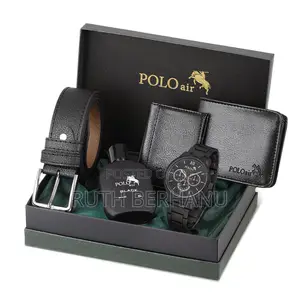 Polo Air Men's Wristwatch Perfume Cardholder Set