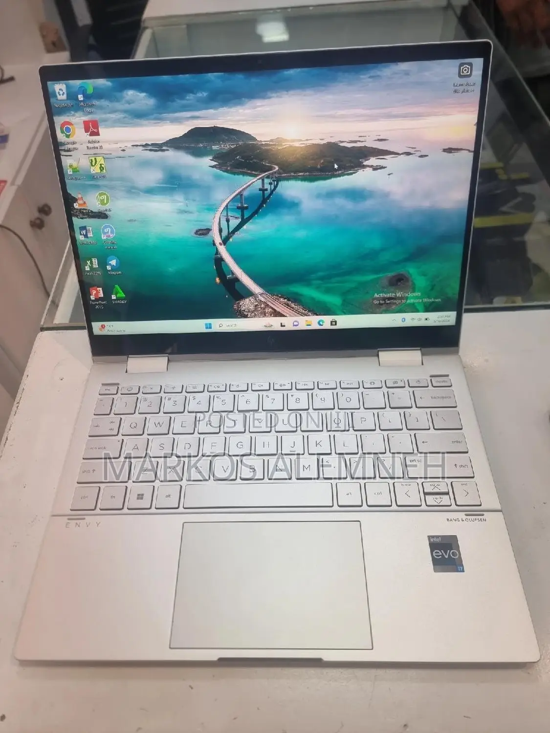 New Laptop HP Envy X360 16GB Intel Core I7 SSD 512GB