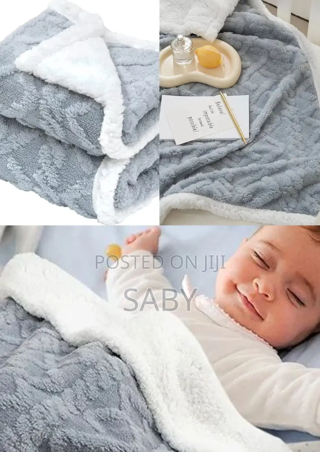 Fluffy and Fur Double Layer Kids Blanket