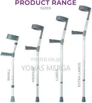 Photo - Crutches $Crunch/ክራንች>ለክንድ ምቾት Crutches"Crunch¶Crutches*ክራንች