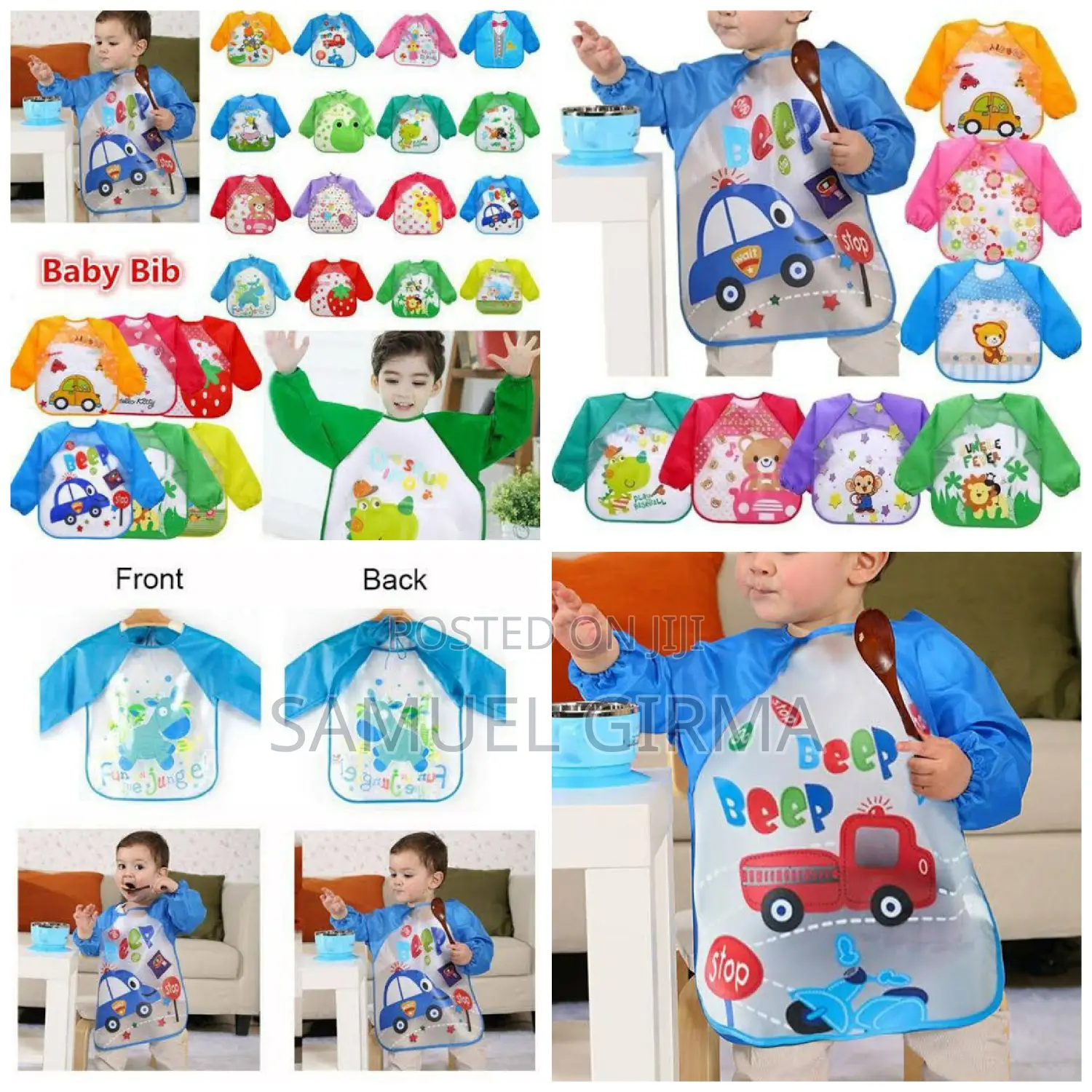~Infant Long Sleeve Feeding Aprons