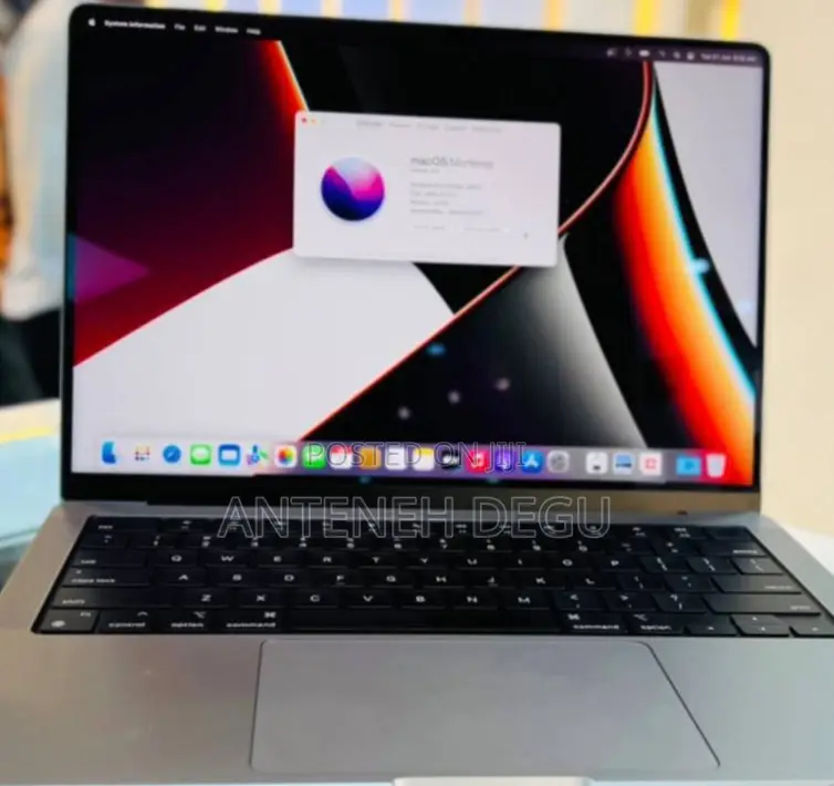 New Laptop Apple MacBook Pro 2021 M1 16GB Apple M1 SSD 512GB