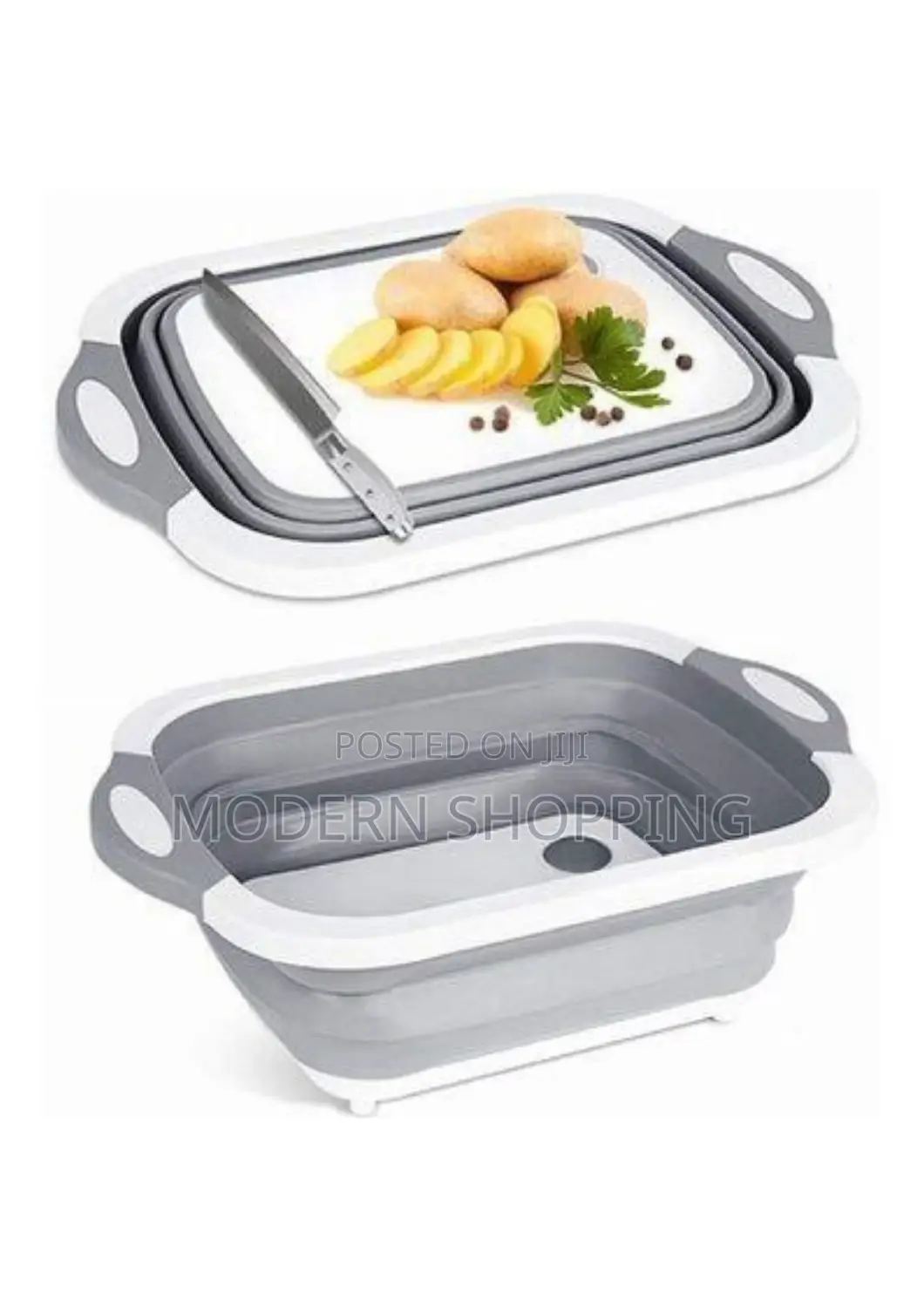 Foldable Multi-Function Chopping Board/Washing Bowl