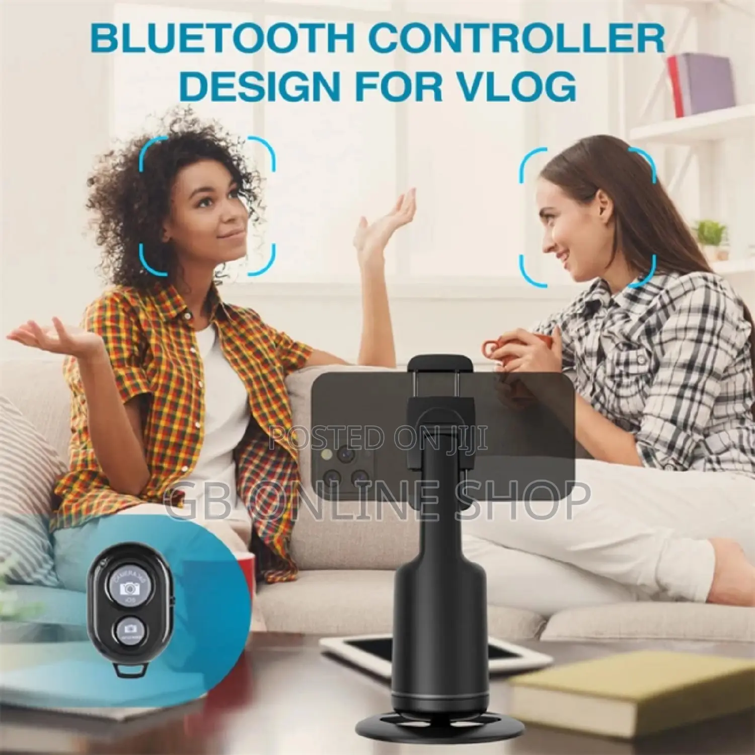 Mini P01 Smart Face Tracking Ai Gimbal For Vlogger