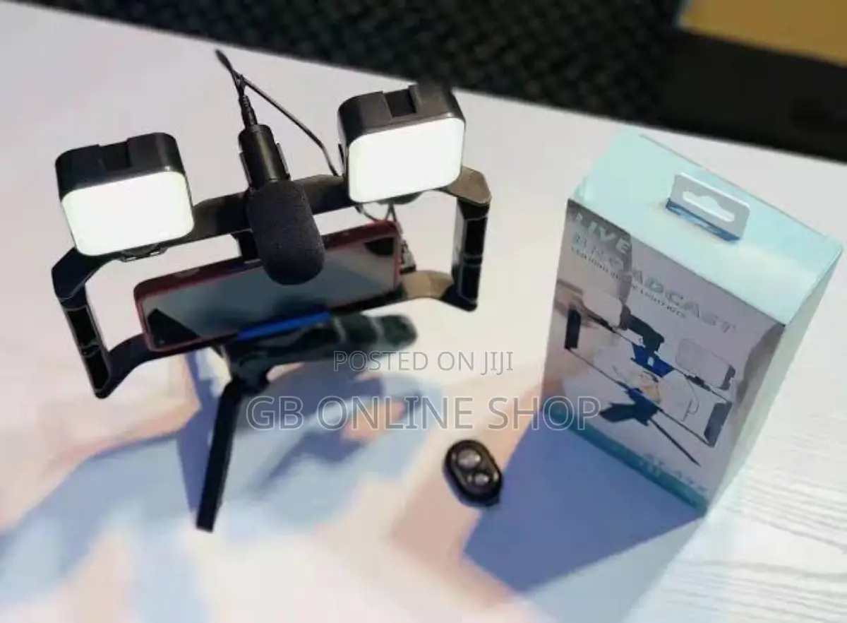 Vlogging Kit AY-49X Mobile Tripod Video Make With Bluetooth