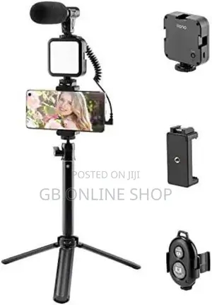Mobile Tripod Black Video Making AY-49Z With Bluetooth Kit