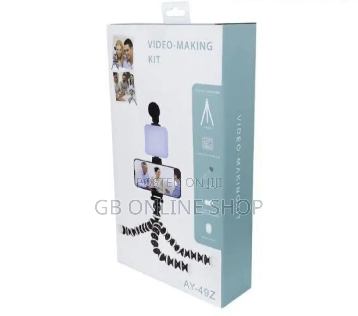 Mobile Tripod Black Video Making AY-49Z With Bluetooth Kit