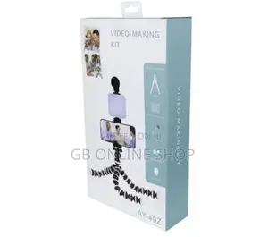 Mobile Tripod Black Video Making AY-49Z With Bluetooth Kit