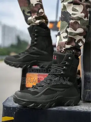 A533 Military Black Boots Master Quality