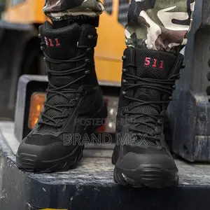 A533 Military Black Boots Master Quality